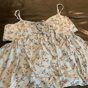 Floral tank top